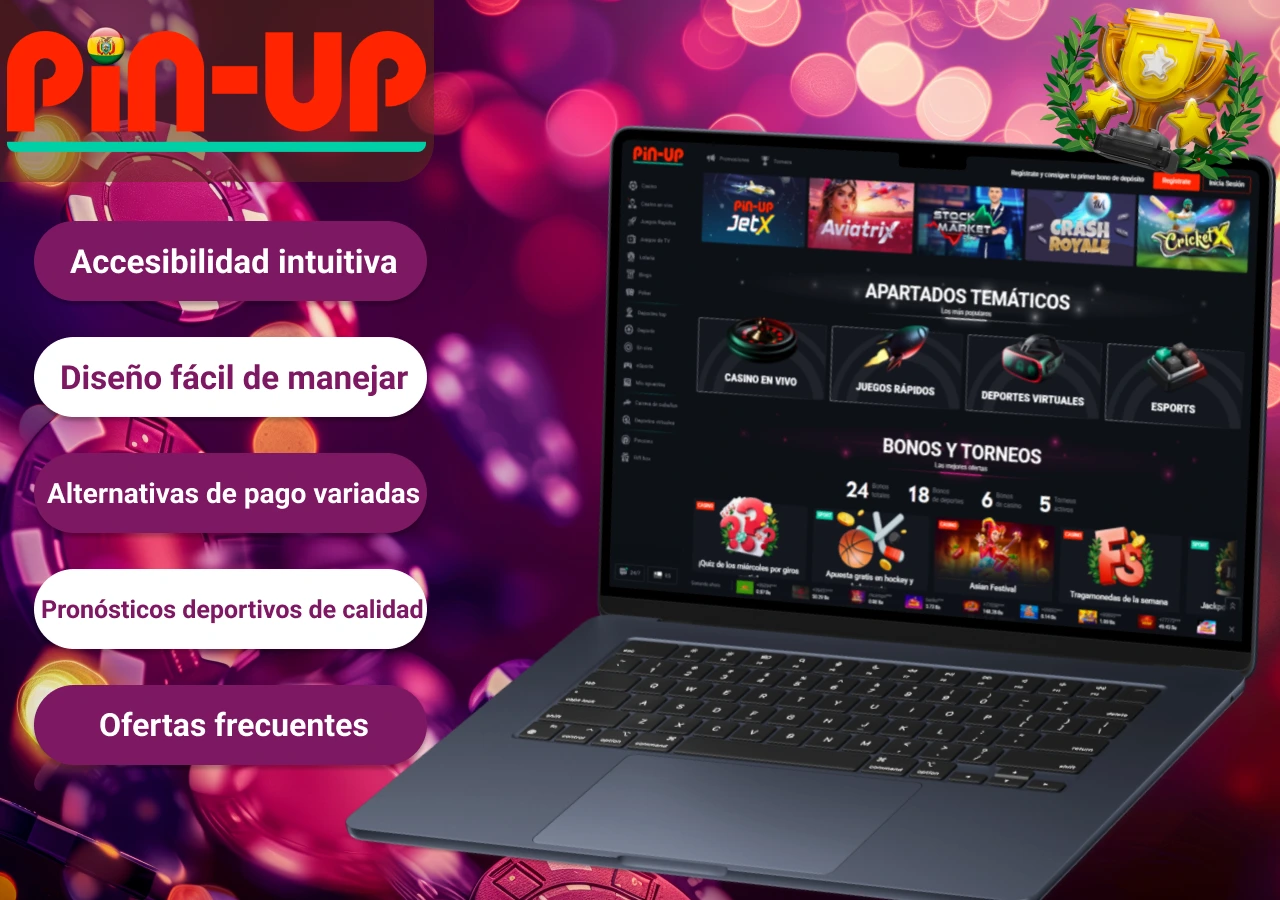 Plataforma diseño intuitivo y opciones de pago variadas
